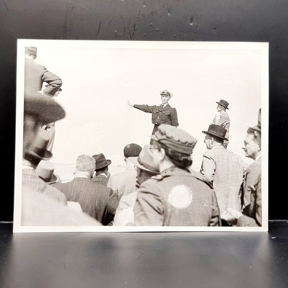 Vintage Black and White Photograph British Empire Union Tour Admiral Douglas