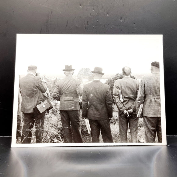 Vintage Black and White Photograph of British Empire Union Tour Nijmegan Bridge