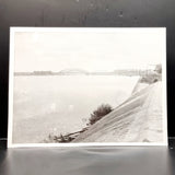 Vintage Black and White Photograph British Empire Union Tour Nijmegan Bridge, Holland