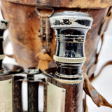 Antique Pair of Huet and Co. Paris Binoculars with Stadia Telemeter Prism, Infantry Cavalry Model
