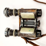 Antique Pair of Huet and Co. Paris Binoculars with Stadia Telemeter Prism, Infantry Cavalry Model