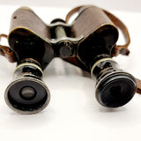 Antique Pair of Huet and Co. Paris Binoculars with Stadia Telemeter Prism, Infantry Cavalry Model