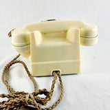 Vintage Bakelite Ivory Coloured GPO 312 L Telephone with Drawer Compartment 300 Series