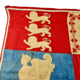 Antique Early 20th Century Royal Standard Silk Flag