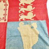 Antique Early 20th Century Royal Standard Silk Flag