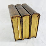 Three Volumes, Book of Gems, The Poets and Artists of Great Britain by S.C.Hall 1844