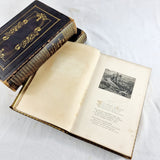 Three Volumes, Book of Gems, The Poets and Artists of Great Britain by S.C.Hall 1844