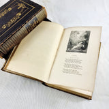 Three Volumes, Book of Gems, The Poets and Artists of Great Britain by S.C.Hall 1844