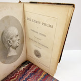 Antique 1870 The Comic Peoms of Thomas Hood Hardback