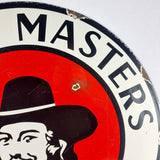 Rare and Unusual Vintage Dutch Masters Paints Double-sided Enamel Sign