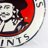 Rare and Unusual Vintage Dutch Masters Paints Double-sided Enamel Sign