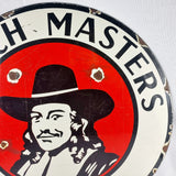 Rare and Unusual Vintage Dutch Masters Paints Double-sided Enamel Sign