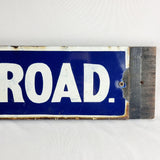 Original Early 20th Century Antique Enamel Road Sign. Royal Road.