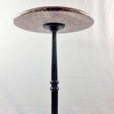 Marble Top Cast Iron base Martini or Wine Table