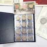 Collection of Vintage Collectible Decimal Coins £5, £2, £1, 50p and 10p.