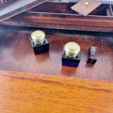 19th Century Antique Mahogany and Brass Writing Slope.
