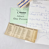 John McCririck Autographed Letter and Other Horse Racing Ephemera.