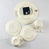 Five Pieces of Children's Pottery, Bunnykins, and Sylvan Items.
