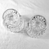 Pair of Vintage Crystal Glass Ice Buckets.