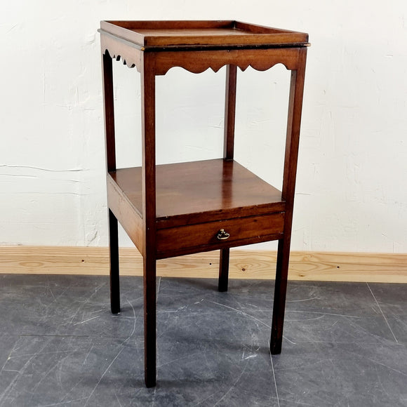 Antique Georgian Early 19th Century Mahogany Night Stand.