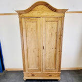 Antique Pine Wardrobe/ Armoire Circa 1900s