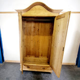 Antique Pine Wardrobe/ Armoire Circa 1900s