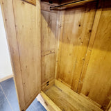 Antique Pine Wardrobe/ Armoire Circa 1900s