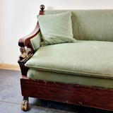 Antique French Egyptian Revival Circa 1900s Settee