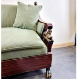 Antique French Egyptian Revival Circa 1900s Settee