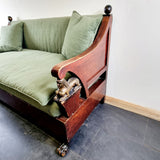 Antique French Egyptian Revival Circa 1900s Settee