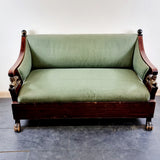 Antique French Egyptian Revival Circa 1900s Settee