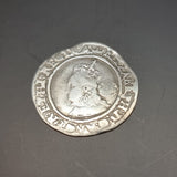 Antique Silver 1570 Queen Elizabeth I Sixpence