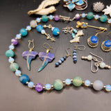 Collection of Silver and Costume Jewellery, Earrings, brooches, Ring and Necklace