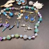 Collection of Silver and Costume Jewellery, Earrings, brooches, Ring and Necklace