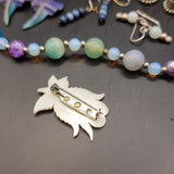 Collection of Silver and Costume Jewellery, Earrings, brooches, Ring and Necklace