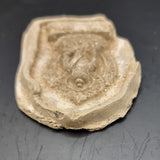 Buddhist Antique Clay Votive Tablet of Seated Buddha