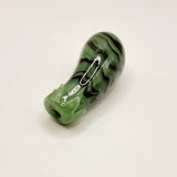 Antique Chinese Jadeite Glass Eggplant Snuff or Scent Bottle