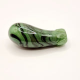 Antique Chinese Jadeite Glass Eggplant Snuff or Scent Bottle