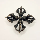 Antique Bronze Buddhist Dorje Vajra meditation ritual tool