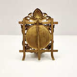 Antique Cast Brass Ornate Cabochon Pocket Watch Stand