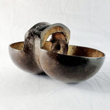 Antique Polished Coco De Mer Nut Basket