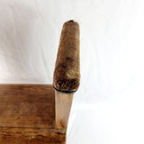 Antique 20th Century Elm and Leather Gymnastics Buck