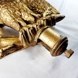 Rare Antique American Clymer Cast Iron Eagle Printing Press Counterweight