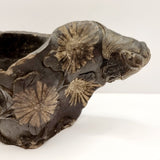 Antique Chinese Chrysanthemum Stone Libation Cup