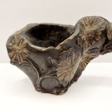Antique Chinese Chrysanthemum Stone Libation Cup