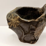 Antique Chinese Chrysanthemum Stone Libation Cup
