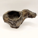 Antique Chinese Chrysanthemum Stone Libation Cup