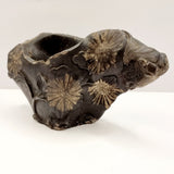 Antique Chinese Chrysanthemum Stone Libation Cup