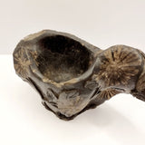 Antique Chinese Chrysanthemum Stone Libation Cup
