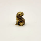 Antique Chinese Bronze Miniature Dog of Foo